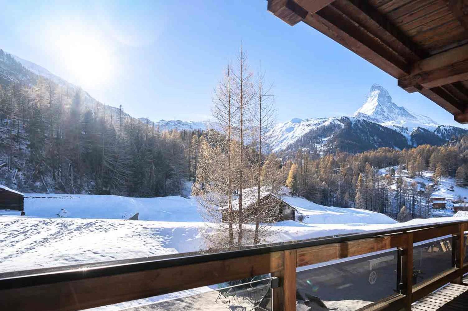Duplex Apartment With Sauna And Garden In Zermatt Zewnętrze zdjęcie